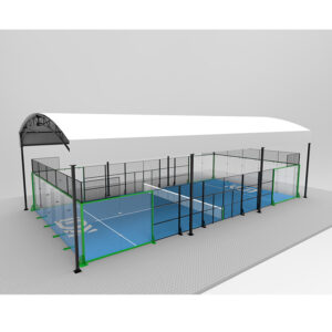 Outdoor Padel Court With Roof Canopy Cover All Weather Court Cost